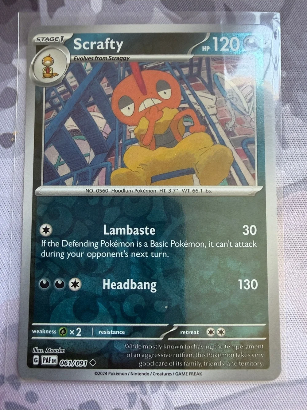 Scraggy & Scrafty Evolution Pokémon Card Mini Lot | 2 Card Reverse Holo ✨5/$25✨